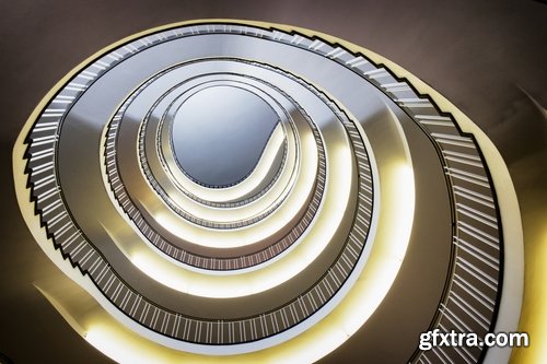 Collection conceptual illustration spiral staircase shell flower 25 HQ Jpeg