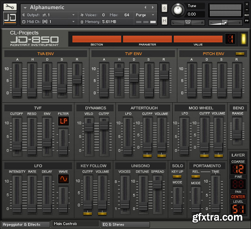 CL-Projects JD-850 KONTAKT-STVi