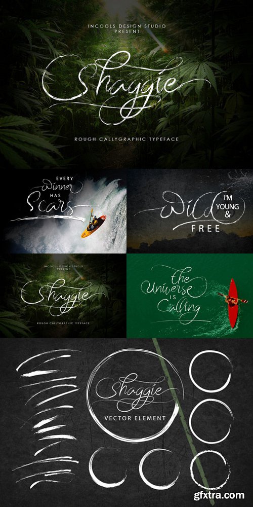 CM - Shaggie Script Font 840649