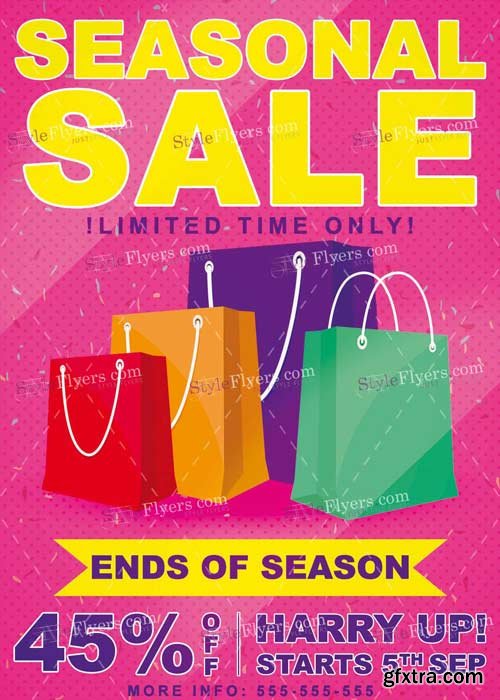 Season Sale V1 PSD Flyer Template