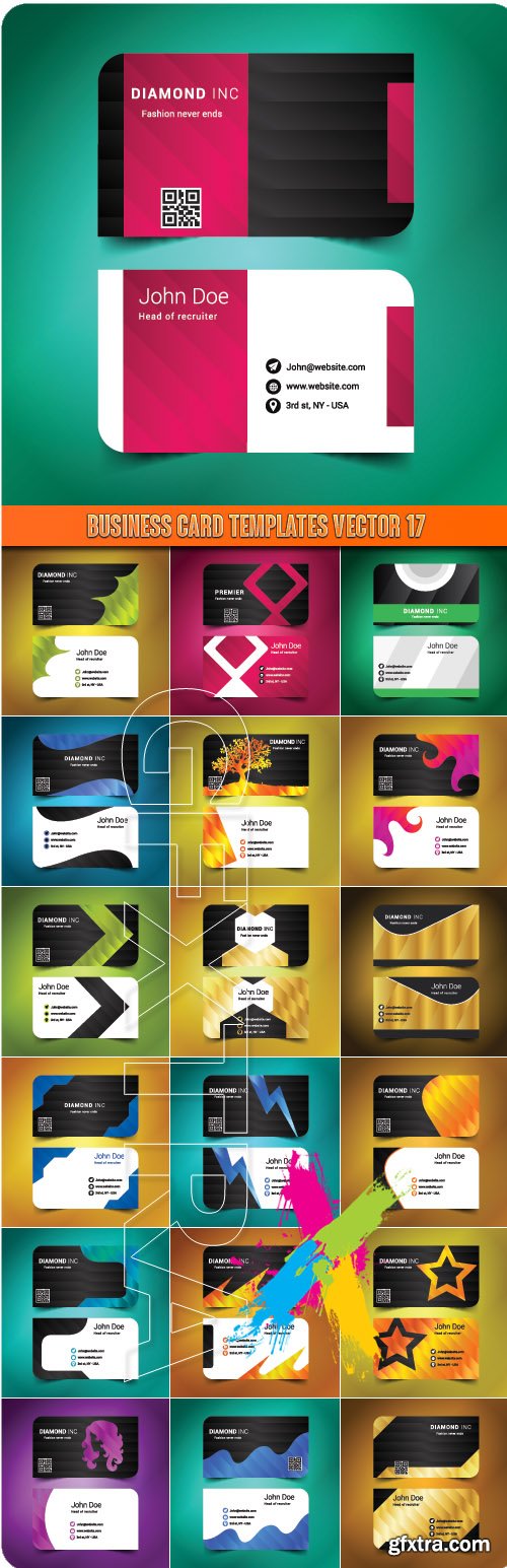 Business Card Templates vector 17