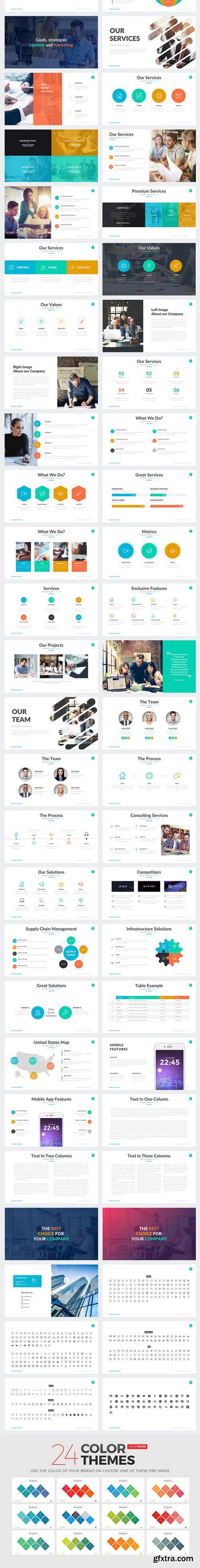 CM - Company Profile Powerpoint Template 800462