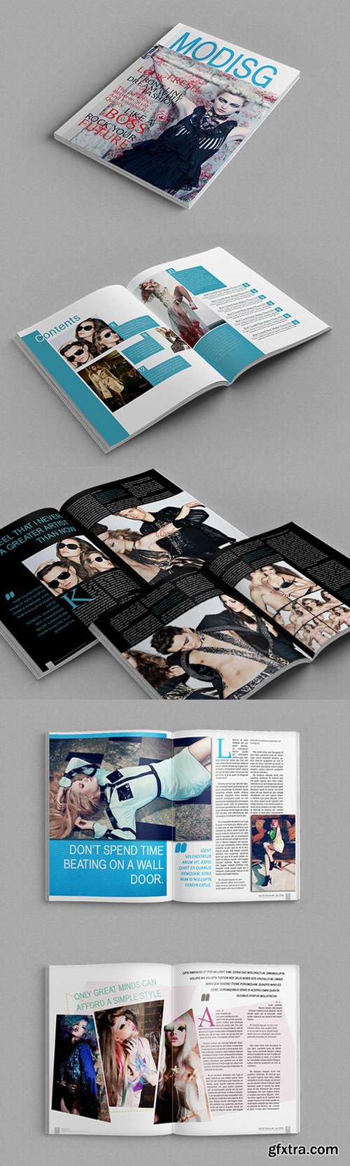 CM - Magazine InDesign Template 65331