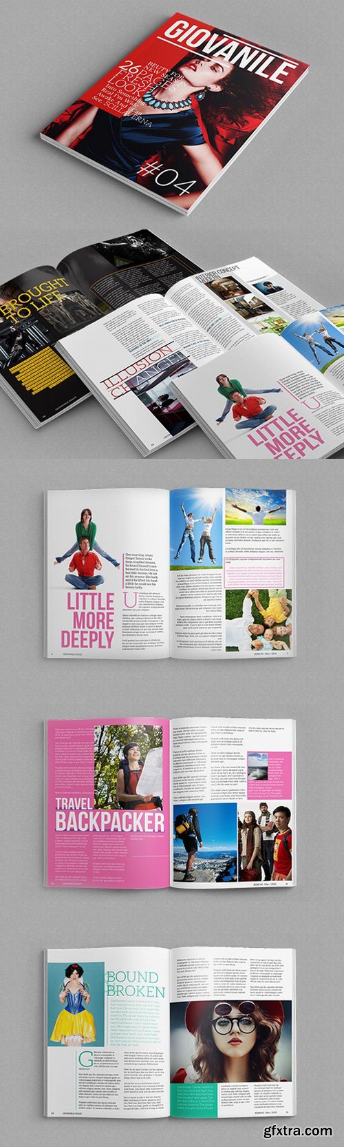 CM - Magazine InDesign Template 65121