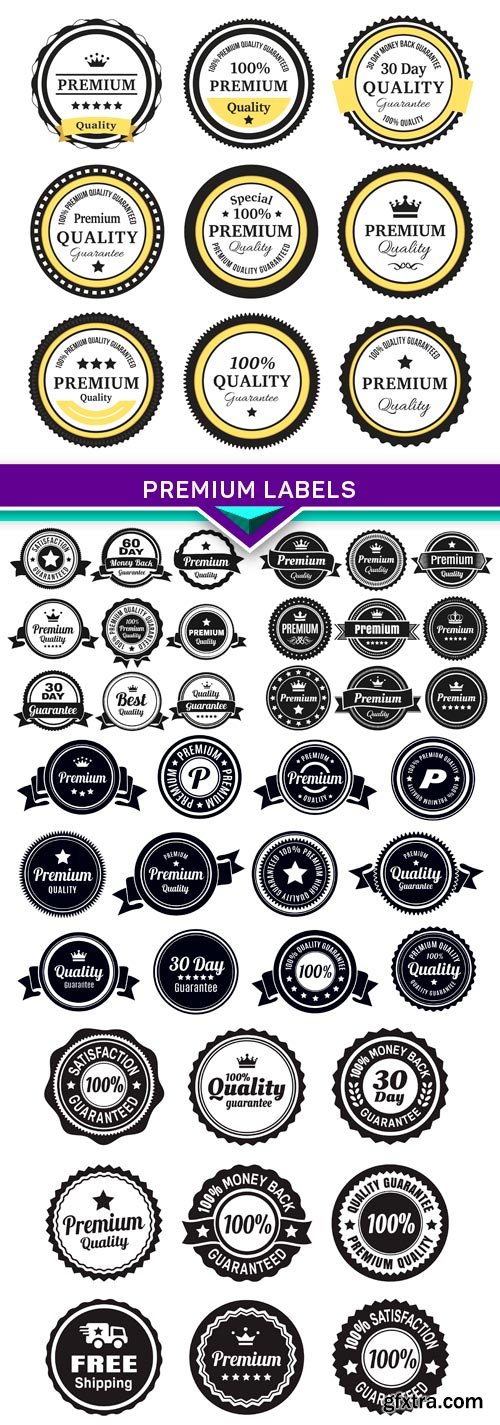 Premium labels 5X EPS