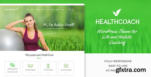 ThemeForest - Health Coach v1.2.2 - WP Theme for Building any Life Coach Website - 12851250