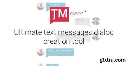 Videohive Text Messages Ultimate Kit | TMScript 1.01 15644656