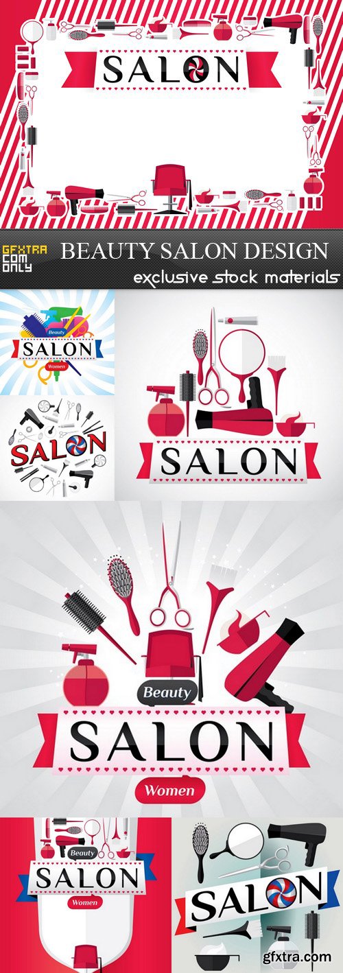 Beauty Salon Design - 7 EPS