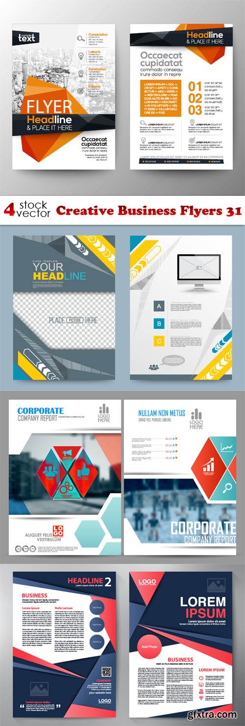 Vectors - Creative Business Flyers 31