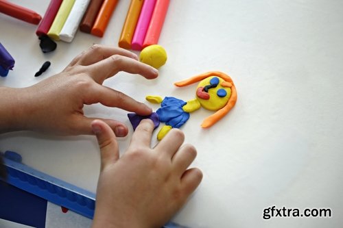 Collection plasticine a molding children make crafts 25 HQ Jpeg