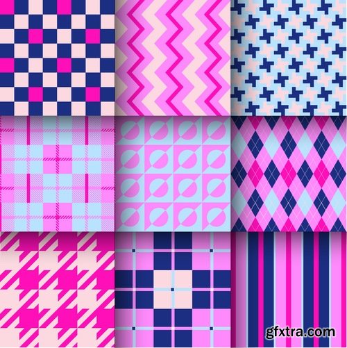 Collection pattern wallpaper background is drawing banner poster flyer 25 EPS
