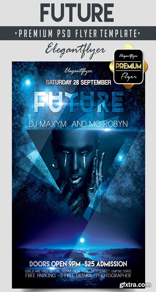 Future – Flyer PSD Template + Facebook Cover