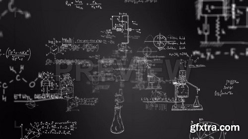 Fly through differents formulas - Video Footage