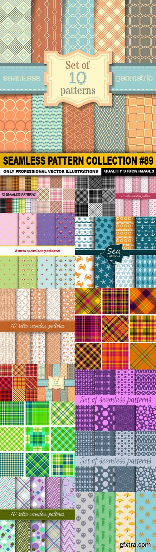 Seamless Pattern Collection #89 - 15 Vector