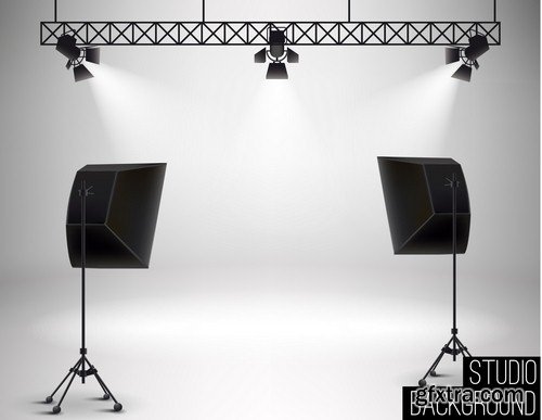 Backgrounds studio - 5 UHQ JPEG