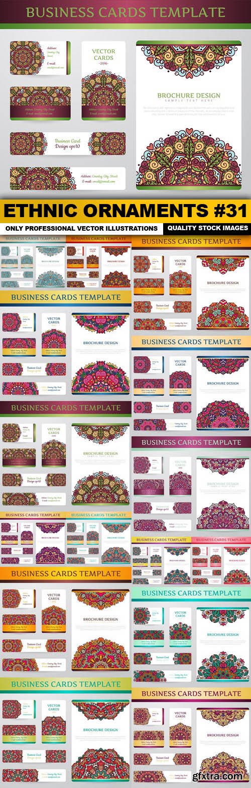 Ethnic Ornaments #31 - 15 Vector