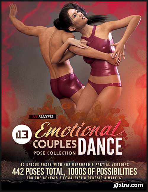 i13 Emotional Dance for the Genesis 3 Female(s) and Genesis 3 Male(s)