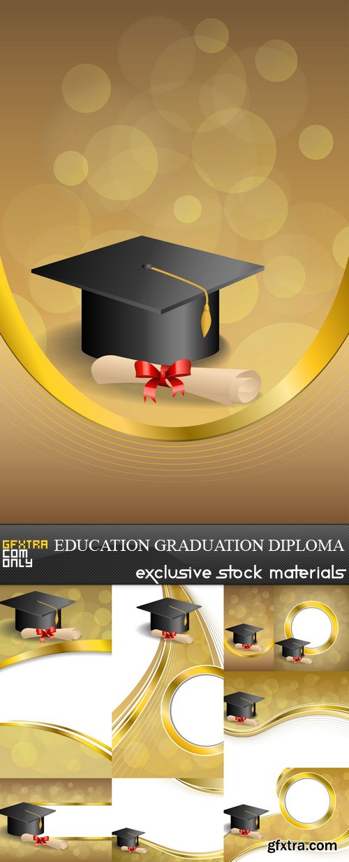 Education Graduation Diploma - 8 EPS