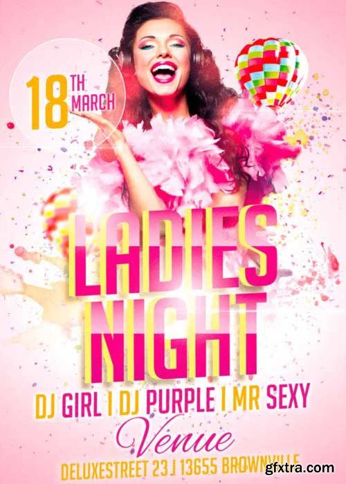 Ladies Night Party V21 Flyer Template