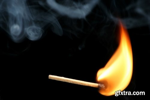 Collection of burning match head sulfur ash 25 HQ Jpeg