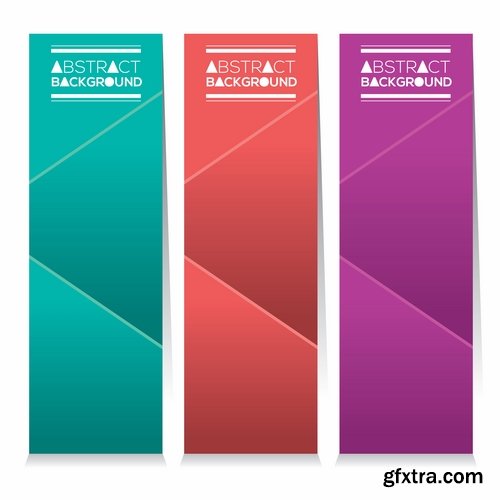 Collection banner flyer template ethnicity calligraphic drawing decoration 4-25 EPS