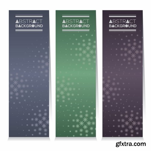 Collection banner flyer template ethnicity calligraphic drawing decoration 4-25 EPS