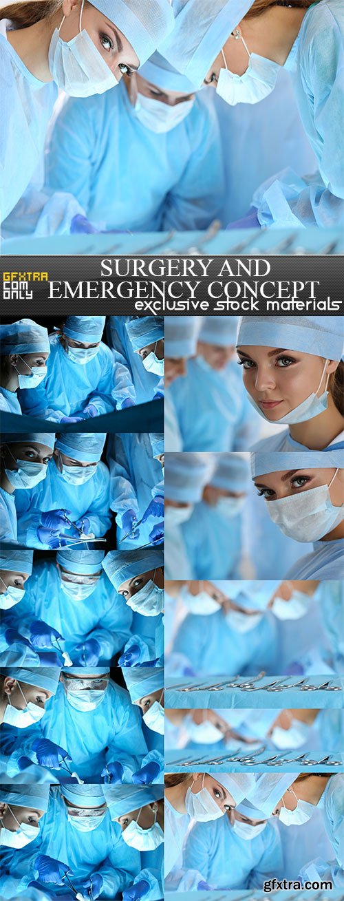 Surgery and emergency concept, 10 x UHQ JPEG