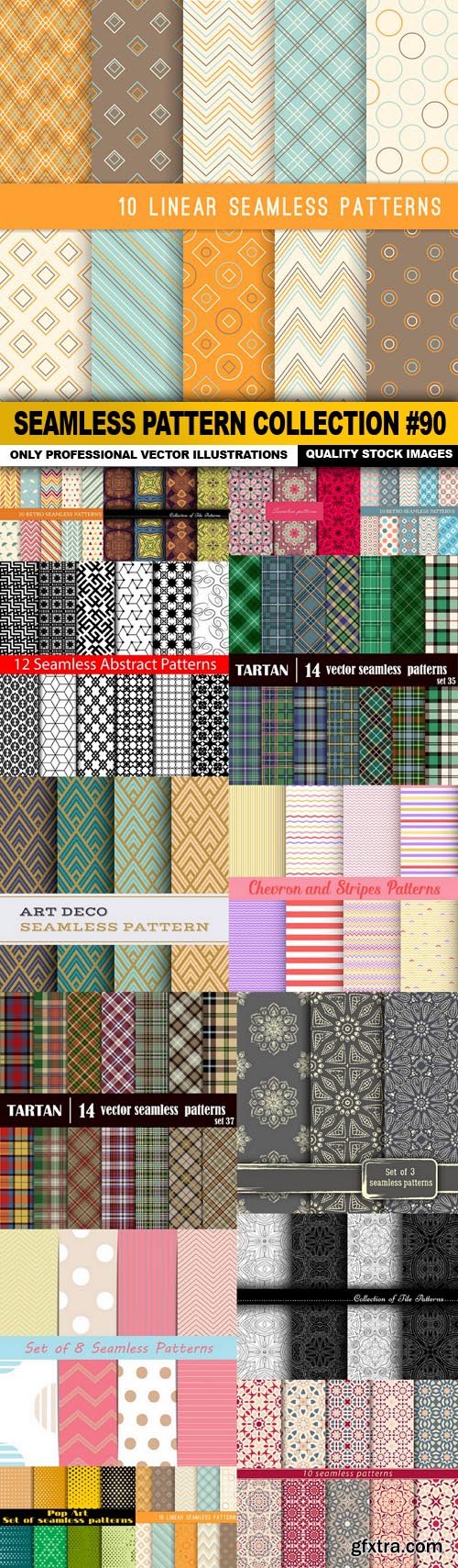 Seamless Pattern Collection #90 - 15 Vector