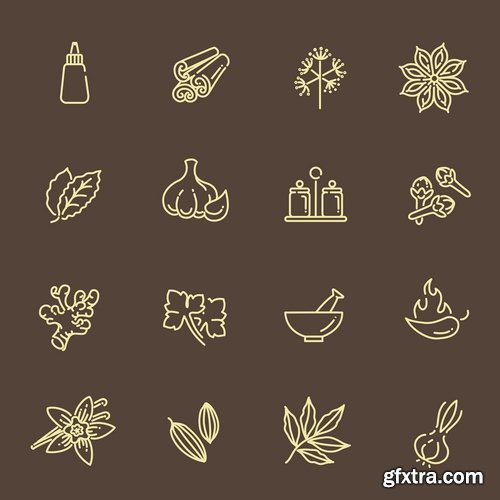 Collection logo icon web design element site  3-25 EPS