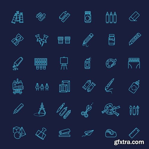 Collection logo icon web design element site  3-25 EPS