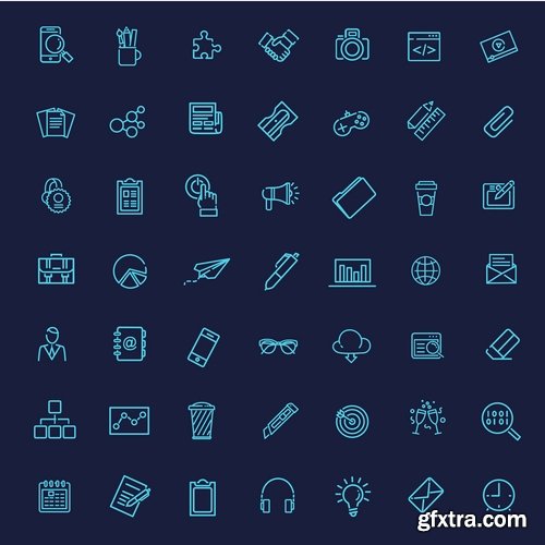 Collection logo icon web design element site  3-25 EPS