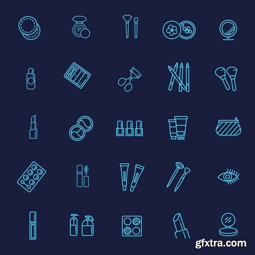 Collection logo icon web design element site  3-25 EPS