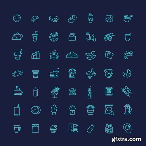 Collection logo icon web design element site  3-25 EPS