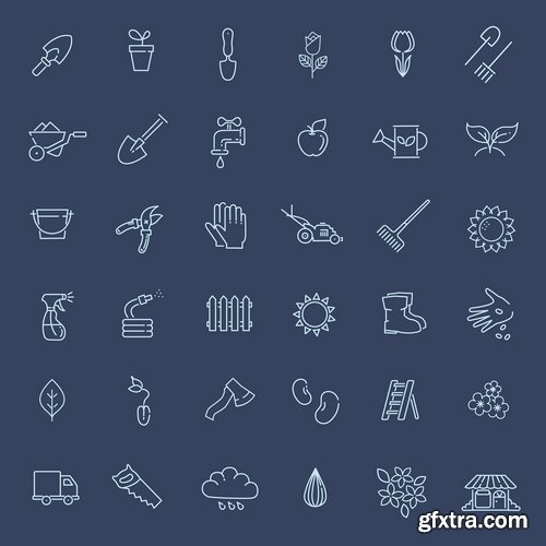 Collection logo icon web design element site  3-25 EPS