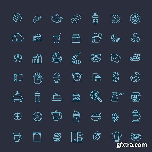 Collection logo icon web design element site  3-25 EPS