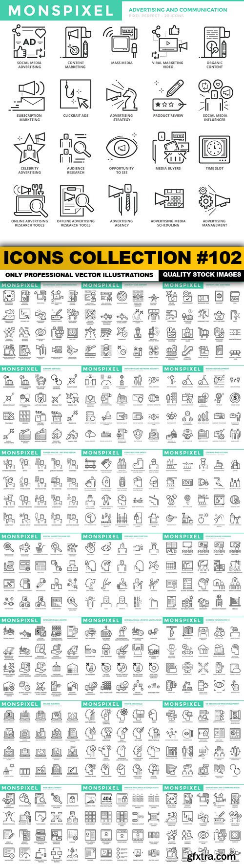 Icons Collection #102 - 20 Vector