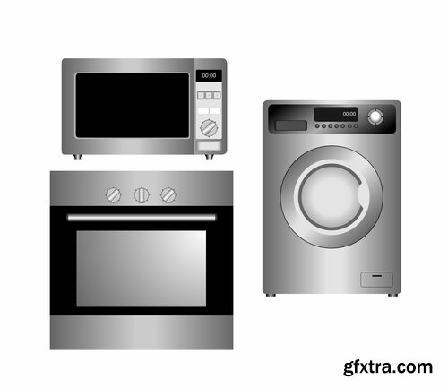 Collection of household appliances icon logo 25 HQ Jpeg