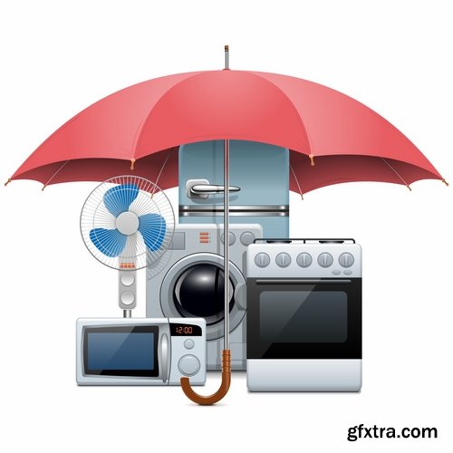 Collection of household appliances icon logo 25 HQ Jpeg