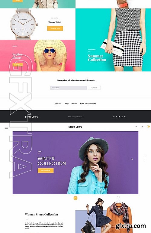 CM - ShopLove E-commerce PSD Mobile Incl 671390