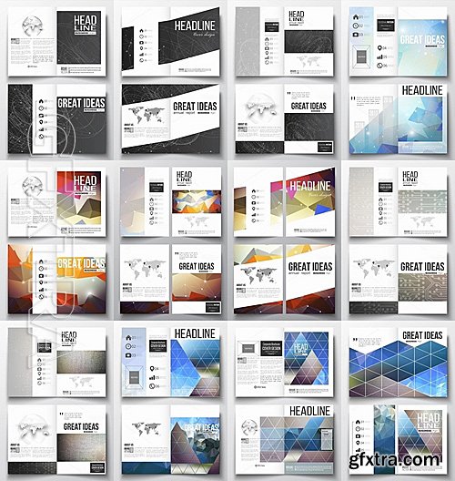 CM - Bundle of 50 brochure templates 682075