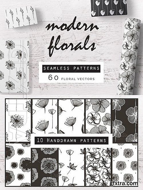 CM - Modern Florals Collection 60Patterns 681998