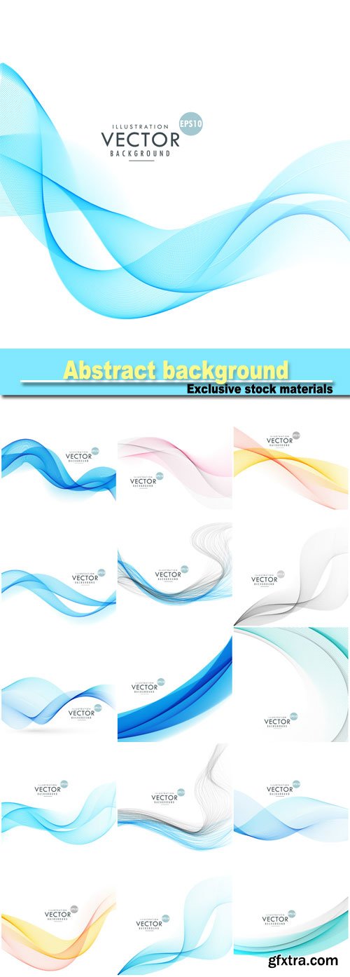 Smoke wave abstract background, abstract lines wave background