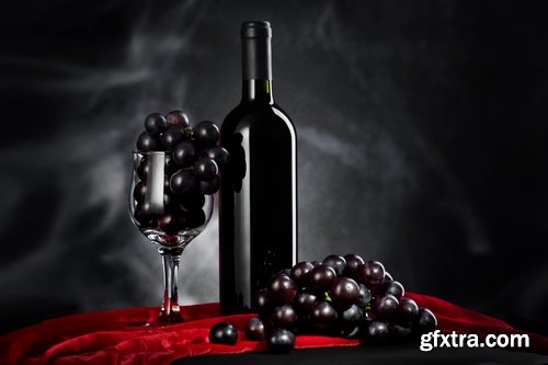 Collection of grapes and wine still life 25 HQ Jpeg