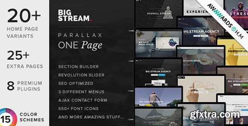 ThemeForest - BigStream v1.4.4 - Multipurpose Multi/One Page Responsive WordPress Theme - 10677247