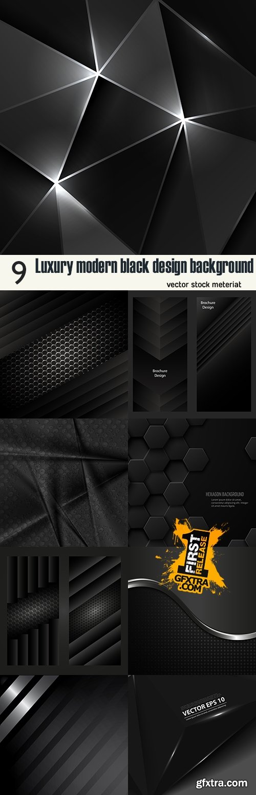 Luxury modern black design background