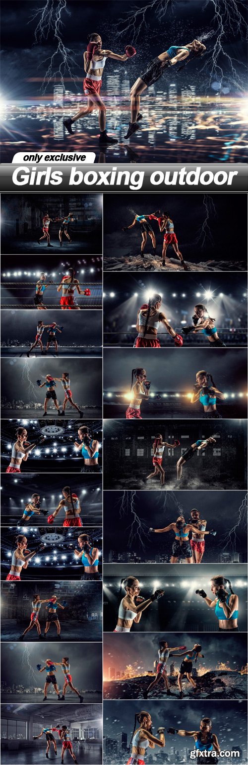 Girls boxing outdoor - 19 UHQ JPEG