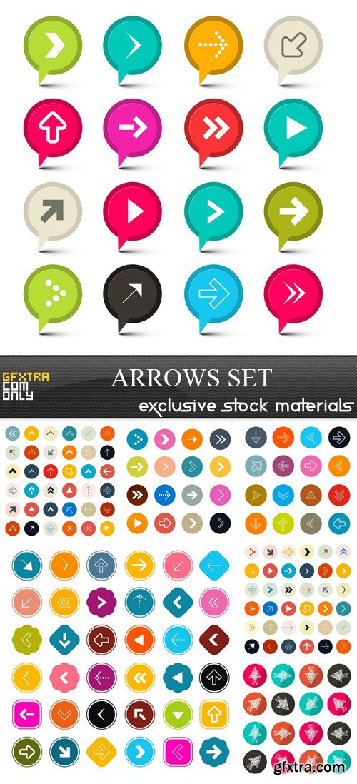 Arrows Set - 7 EPS