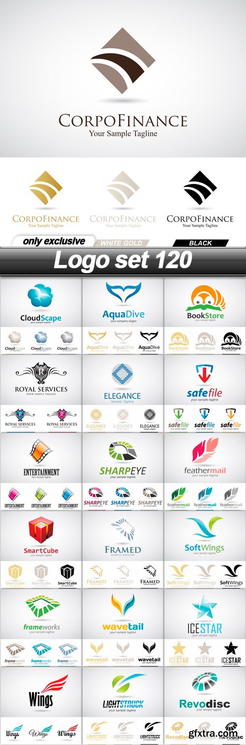 Logo set 120 - 19 EPS