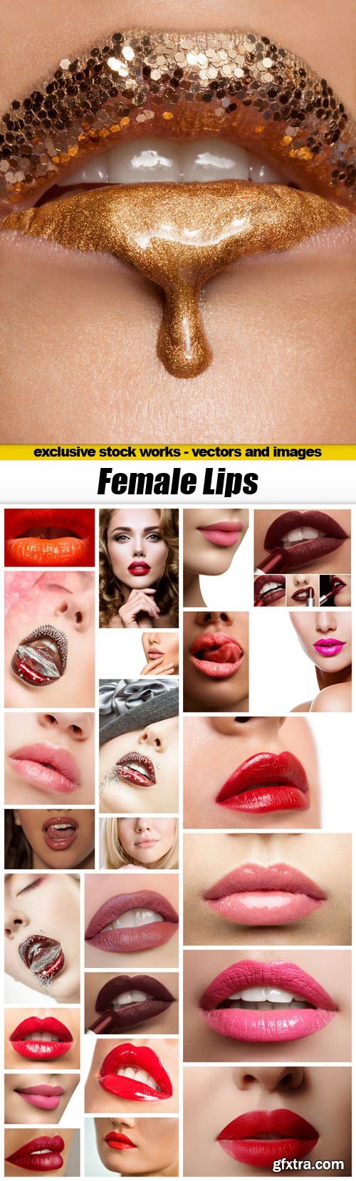 Female Lips - 25xUHQ JPEG