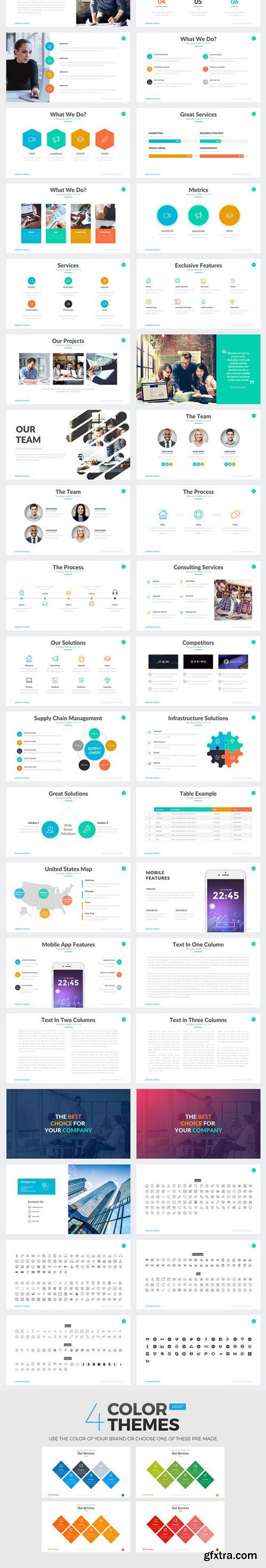 CM - Company Profile Keynote Template 805584